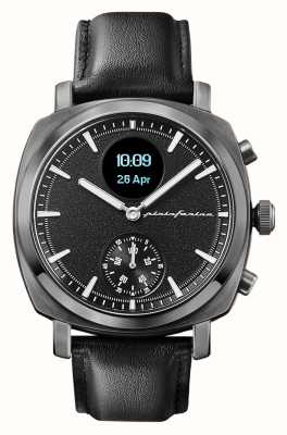 Pininfarina by Globics Гибридные умные часы Senso (44 мм), темно-серый/итальянская кожа PMH01A-04