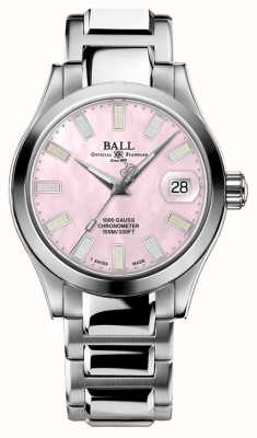 Ball Watch Company Хронометр Engineer iii marvelight автоматический (36 мм), розовый циферблат / нержавеющая сталь (радужные метки) NL9616C-S1C-PKR