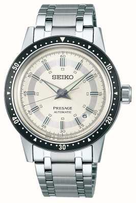 Seiko Presage в стиле 60-х – хронограф с заводной головкой, 6-е десятилетие, ограниченный выпуск, 60-летие SRPK61J1