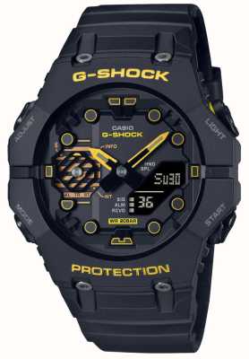 Casio G-shock 'Caution Yellow' ударопрочный черный силикон GA-B001CY-1AER