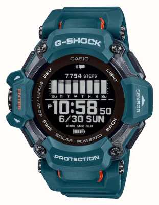 Цифровые фитнес-часы Casio g-squad с Bluetooth, бирюзовые GBD-H2000-2ER