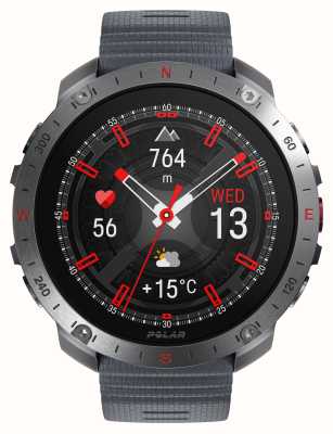 Смарт-спортивные часы Polar Grit x2 Pro премиум-класса с GPS, каменно-серый (s-l) 900110287