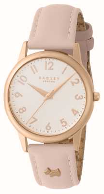 Radley Женские часы Southwark Park (42,8 мм), кремовый циферблат/розовый кожаный ремешок RY21728