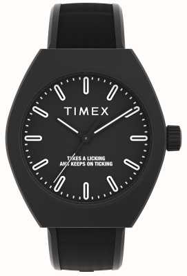 Timex Городской поп (40 мм), черный циферблат/черный ремешок из био-ТПУ TW2W42100