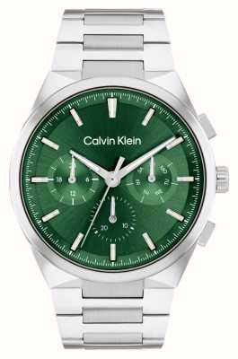Calvin Klein Мужской отличительный (44 мм) зеленый циферблат/браслет из нержавеющей стали 25200441