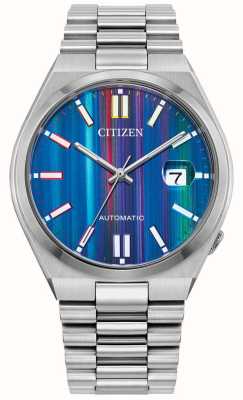 Citizen Tsuyosa автоматический (40 мм) циферблат цветного спектра / браслет из нержавеющей стали NJ0151-53W