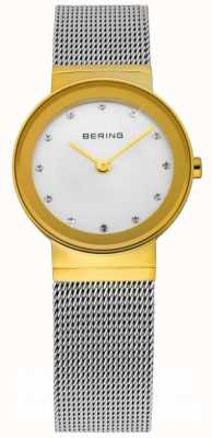 Bering Женские серебряные сетчатые часы time 10126-001