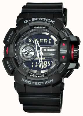 Casio Мужские часы с хронографом g-shock black GA-400-1BER