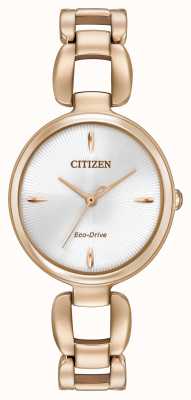 Citizen Женский браслет из розового золота с пвд покрытием EM0423-56A