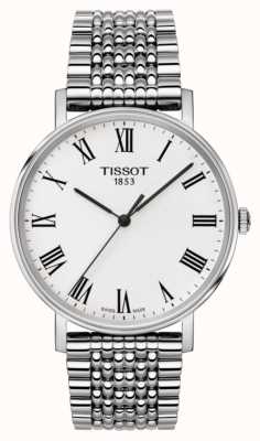 Tissot Мужской браслет Everytime из нержавеющей стали с сапфировым стеклом среднего размера T1094101103300