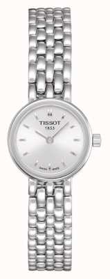 Tissot Женский красивый браслет из нержавеющей стали с покрытием из серебра T0580091103100