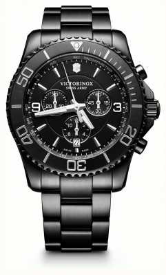 Victorinox Мужские часы Maverick chrono edition с черным браслетом и черным циферблатом 241797