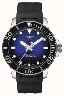 Tissot Seastar 1000 мужская powermatic 80 автоматическая черная резина T1204071704100