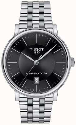 Tissot | carson premium powermatic 80 | автоматический | черная сталь | T1224071105100
