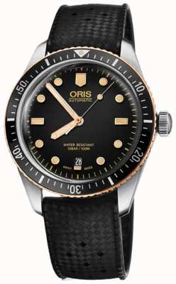 ORIS Divers Sixty Five автоматические (40 мм) черный циферблат/черный каучуковый ремешок 01 733 7707 4354-07 4 20 18