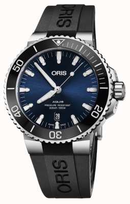 ORIS Мужские часы Aquis date 43,5 мм | каучуковый ремешок | 01 733 7730 4135-07 4 24 64EB