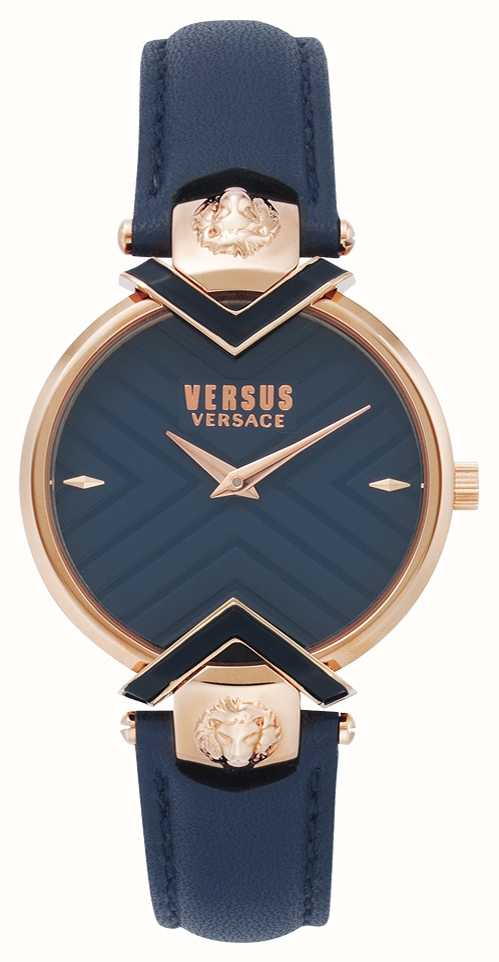 Versus Versace | женский синий кожаный 