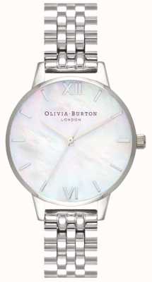 Olivia Burton | женские | перламутровый циферблат | браслет из нержавеющей стали | OB16MOP02