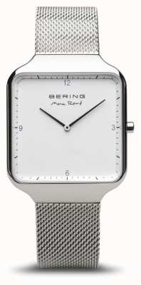 Bering | Макс Рене | полированное серебро | серебряный браслет из сетки | 15836-004