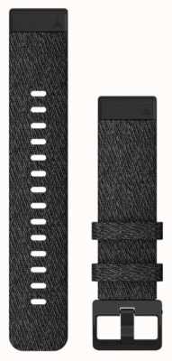 Garmin Quickfit 20 только ремешок для часов, утепленный черный нейлон с черным крепежом 010-12875-00