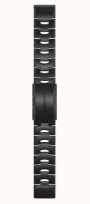 Garmin Quickfit 22 только ремешок для часов, вентилируемый титановый браслет с серо-углеродным покрытием dlc 010-12863-09