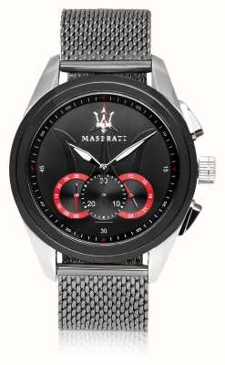 Maserati Трагуардо | браслет из стальной сетки | черный циферблат R8873612005