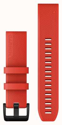 Garmin Quickfit 22 с ремешком только для лазера красного цвета с черной нержавеющей сталью 010-12901-02