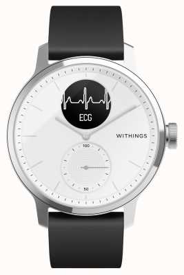 Withings Scanwatch 42mm white - гибридные умные часы с экг HWA09-MODEL 3-ALL-INT