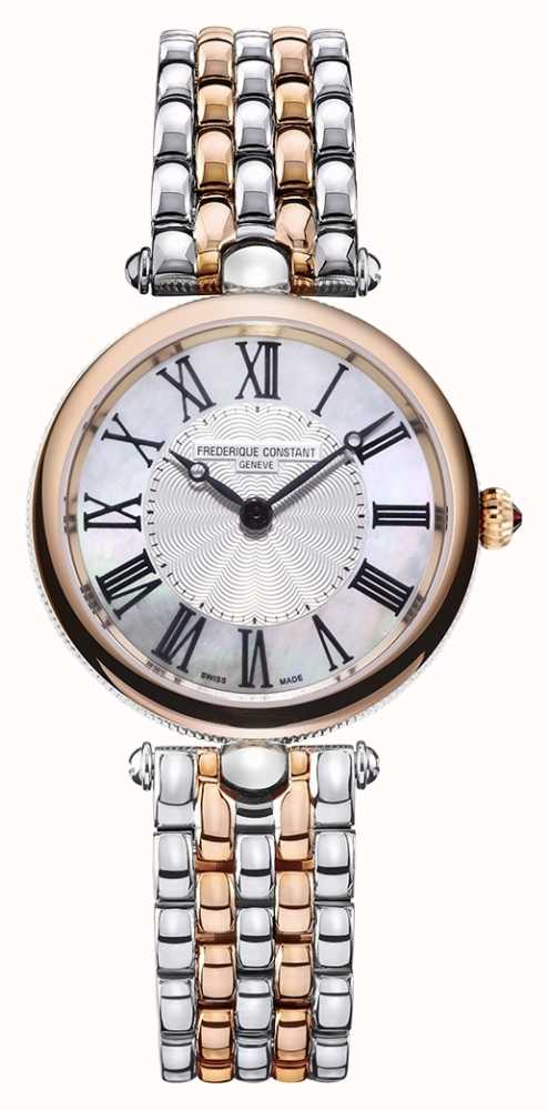 frederique constant art deco diamond watch