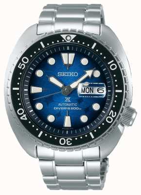 Seiko Мужчины спасают океан | браслет из нержавеющей стали | синий циферблат SRPE39K1
