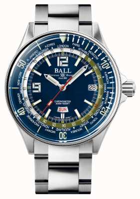 Ball Watch Company Экс-инженер-дисплей, мастер II дайвера мирового времени | синий циферблат | 42 мм DG2232A-SC-BE-EX-DISPLAY