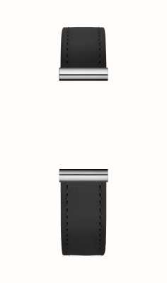 Herbelin Сменный ремешок для часов Antarès - черная кожа / нержавеющая сталь - только ремешок BRAC.17048.23/A
