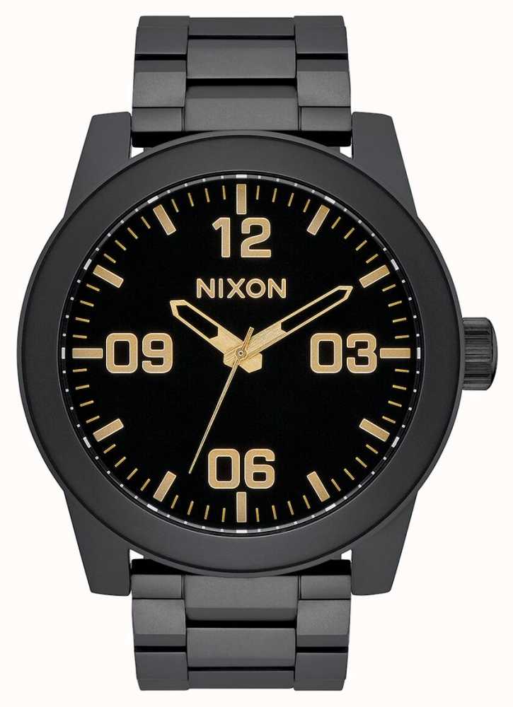 商舗 NIXON PRIVATE SS ALL BLACK tbg.qa