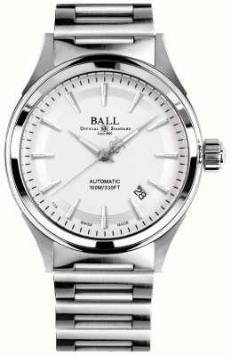 Ball Watch Company Победа пожарного | стальной браслет | белый циферблат | 40 мм NM2098C-S4J-SL