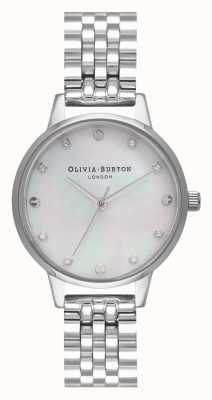 Olivia Burton | классика | браслет из нержавеющей стали | перламутровый циферблат | OB16SE09