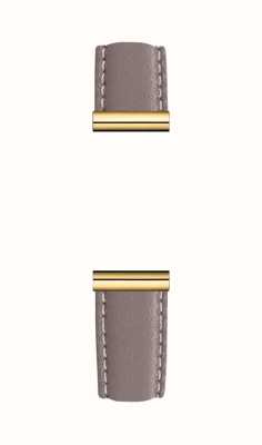 Herbelin Сменный ремешок для часов Antarès - серо-коричневая кожа / золотое напыление - только ремешок BRAC17048P20