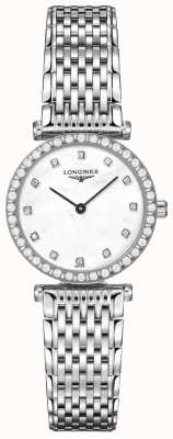 LONGINES женские | большая классика | алмазно-белый циферблат | нержавеющая сталь L43410806