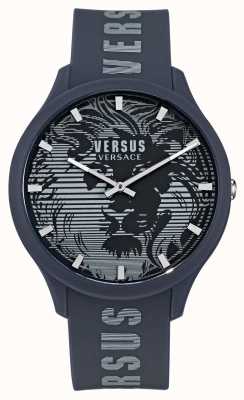 Versus Versace Мужские часы domus blue с силиконовым ремешком VSP1O0221