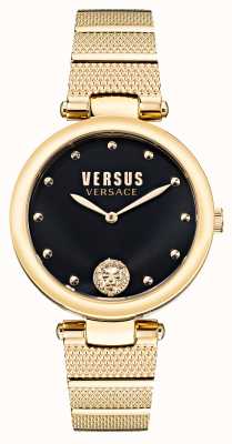 Versus Versace Часы Versus los feliz из стали, позолоченные VSP1G0621