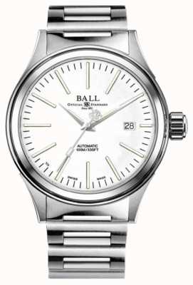 Ball Watch Company Автоматический 40-миллиметровый белый циферблат Fireman Enterprise NM2098C-S20J-WH