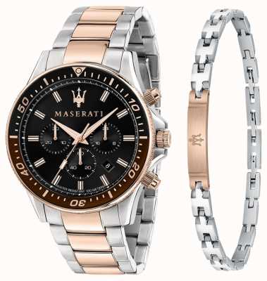 Maserati Мужской подарочный набор sfida браслет и часы R8873640010