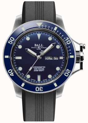 Ball Watch Company Мужской инженерный углеводородный оригинальный (43 мм) ремешок из каучука черного цвета DM2218B-P1CJ-BE