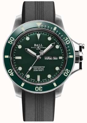 Ball Watch Company Оригинальный зеленый циферблат Engineer углеводородный (43 мм), каучуковый ремешок DM2218B-P2CJ-GR