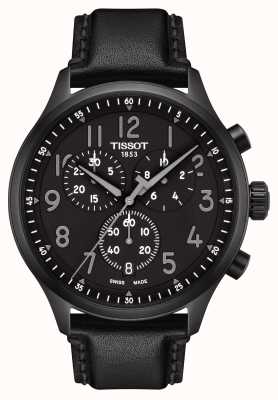Tissot Черные монохромные часы Chrono XL Vintage Black T1166173605200