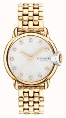 Coach Женские часы с позолоченным браслетом arden 14503819