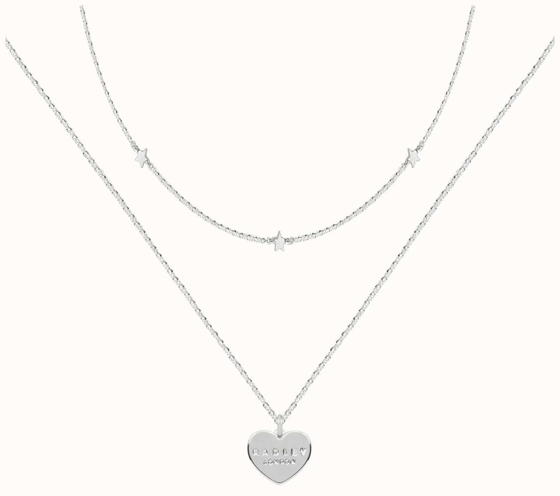 radley silver heart necklace