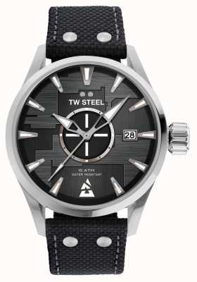 TW Steel Cs:go blast Special Edition (45 мм), темно-серый циферблат/черный холщовый ремешок VS99