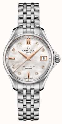 Certina Часы DS action lady с бриллиантами и перламутровым циферблатом C0322071111600