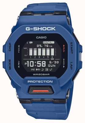 Casio Цифровые кварцевые синие часы G-Shock g-squad GBD-200-2ER