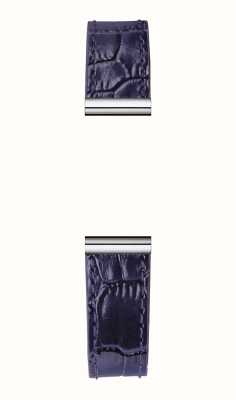 Herbelin Сменный ремешок для часов Antarès - синяя кожа с крокодиловой текстурой / нержавеющая сталь - только ремешок BRAC.17048.101/A